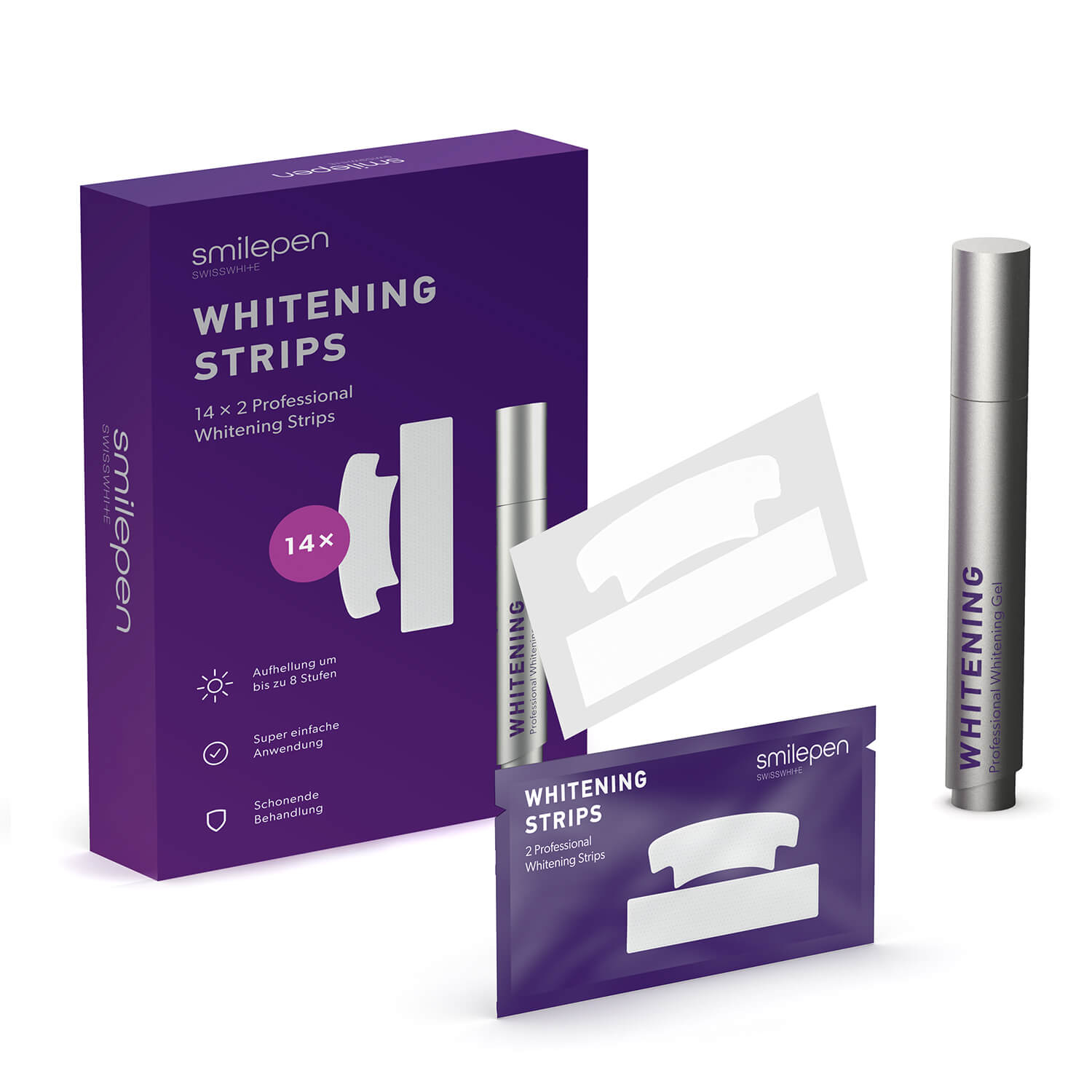 smilepen whitening strips kit