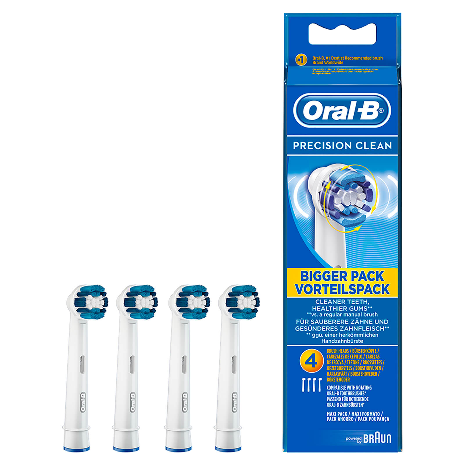 Oral-B Precision Clean Aufsteck Bürstenköpfe Stk.) - 4 (4 Stück