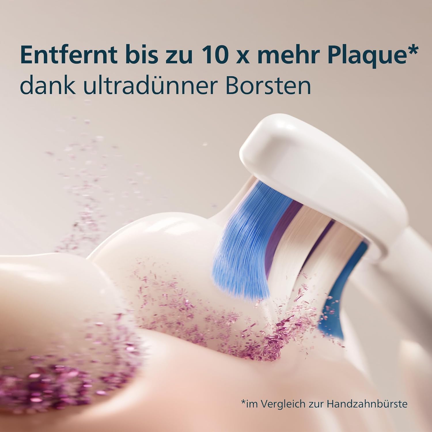 Philips Sonicare S2 Sensitive Ersatzbürstenköpfe Weiss (4 Stk.)