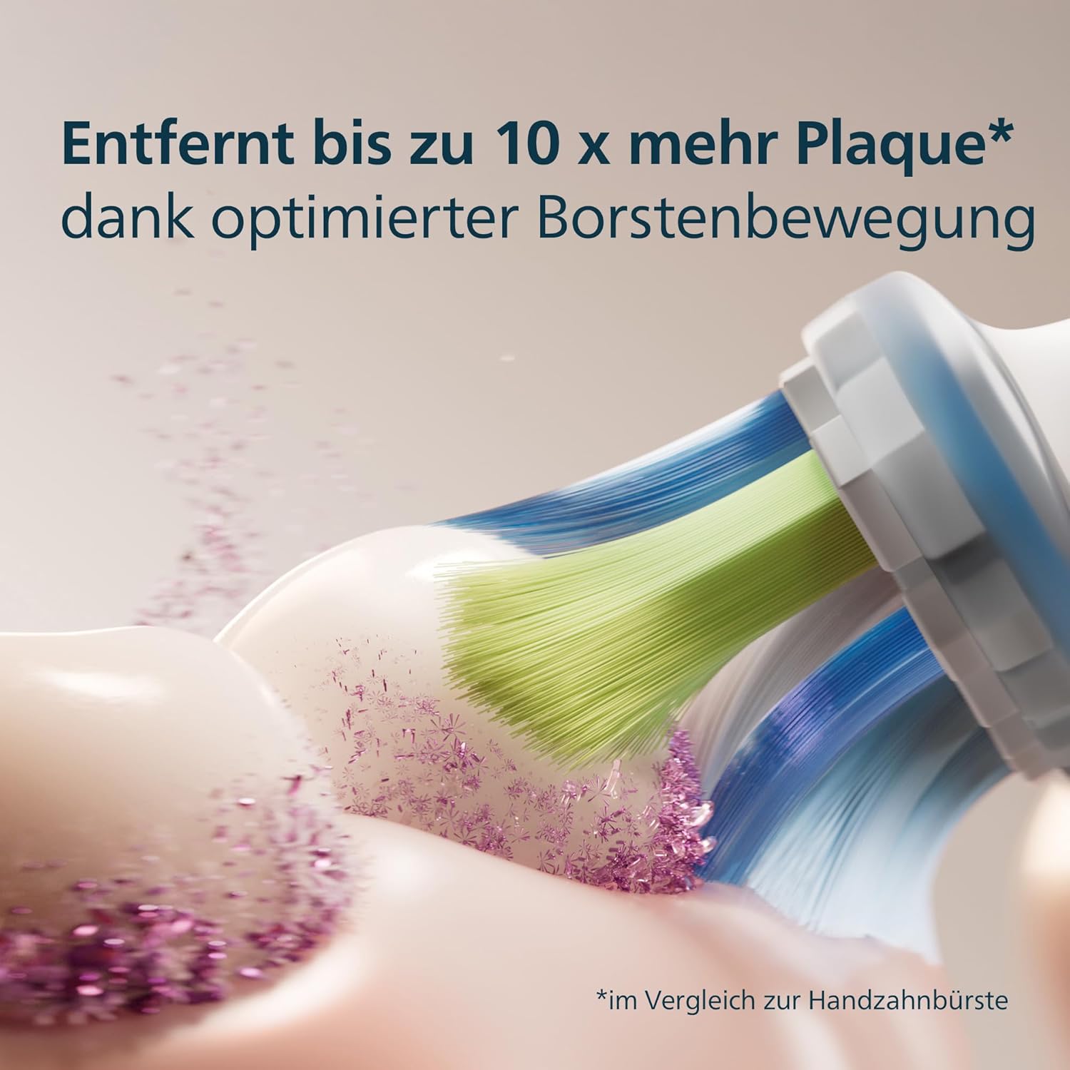 Philips Sonicare C3 Premium Plaque Defense Ersatzbürstenköpfe Weiss (4 Stk.)