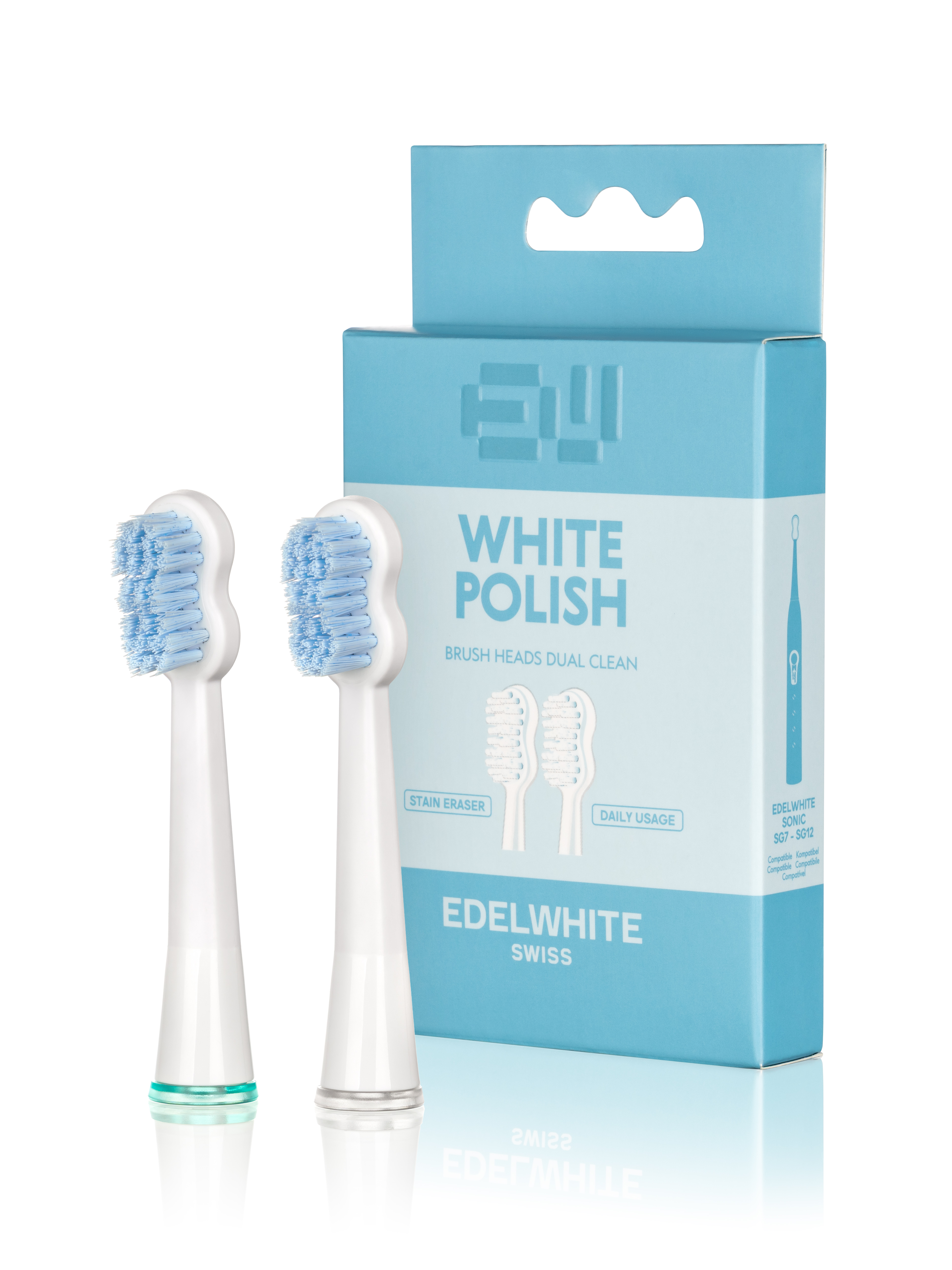 edel+white Whitening Bürstenköpfe, 2 Stk (100189)